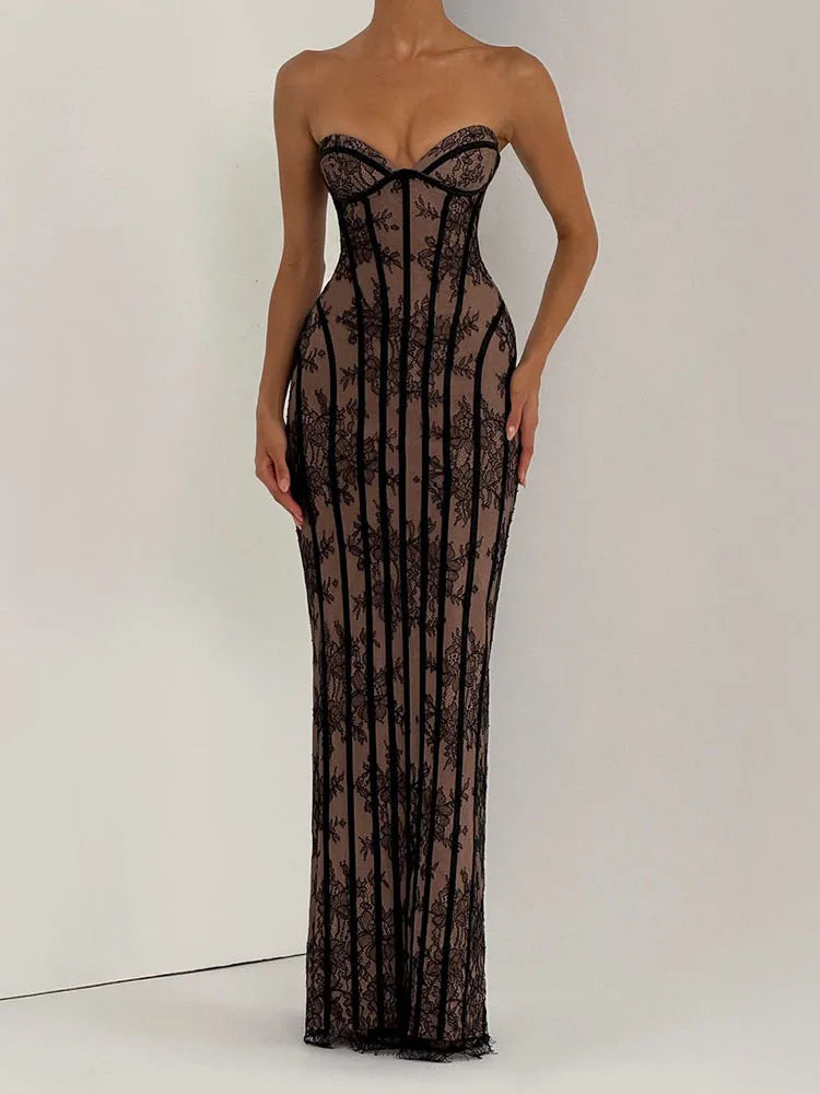 Timeless Strapless Maxi Dress
